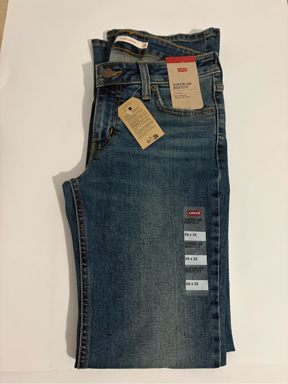 Levi's Women's Medium Blue Boot-Cut Jeans - Picture 9 of 12